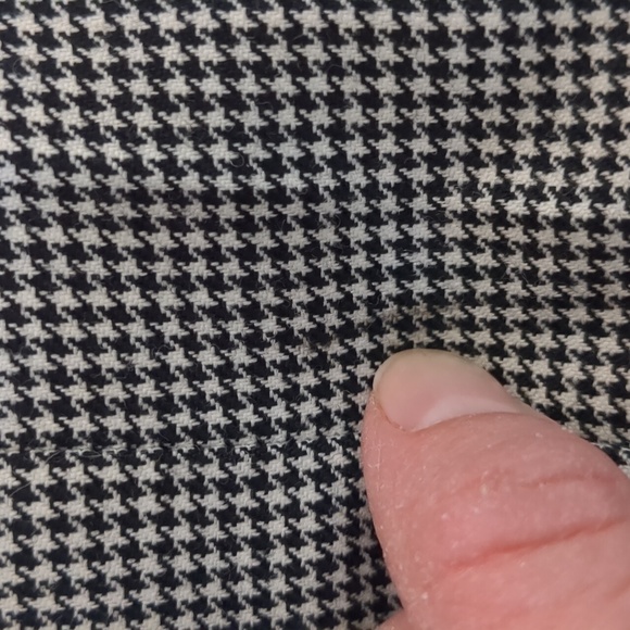 Vintage | Zanella | Made in Italy | Wool Skirt | Houndstooth | Size 8 - Picture 9 of 11